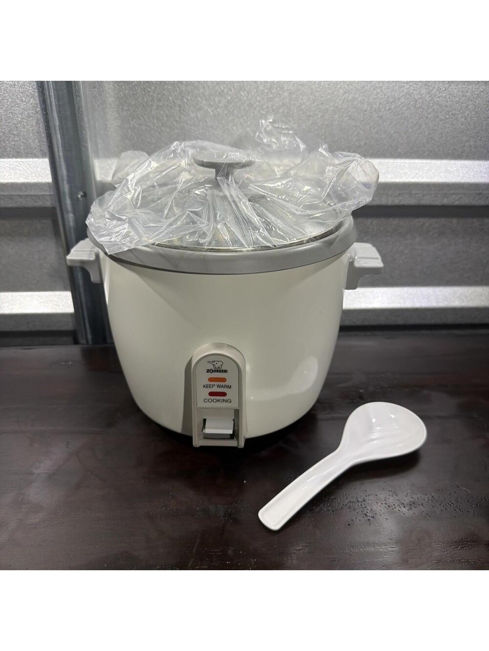 Zojirushi NHS-10 6-Cup Uncooked Rice Cooker White - no cord - tested works